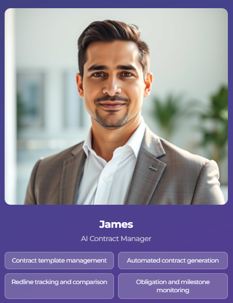 Meet James:  FluxAI Agent Use Case: Automating Contract Lifecycle Management